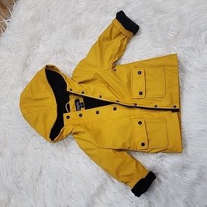 Yellow Sherpa line Rain Coat